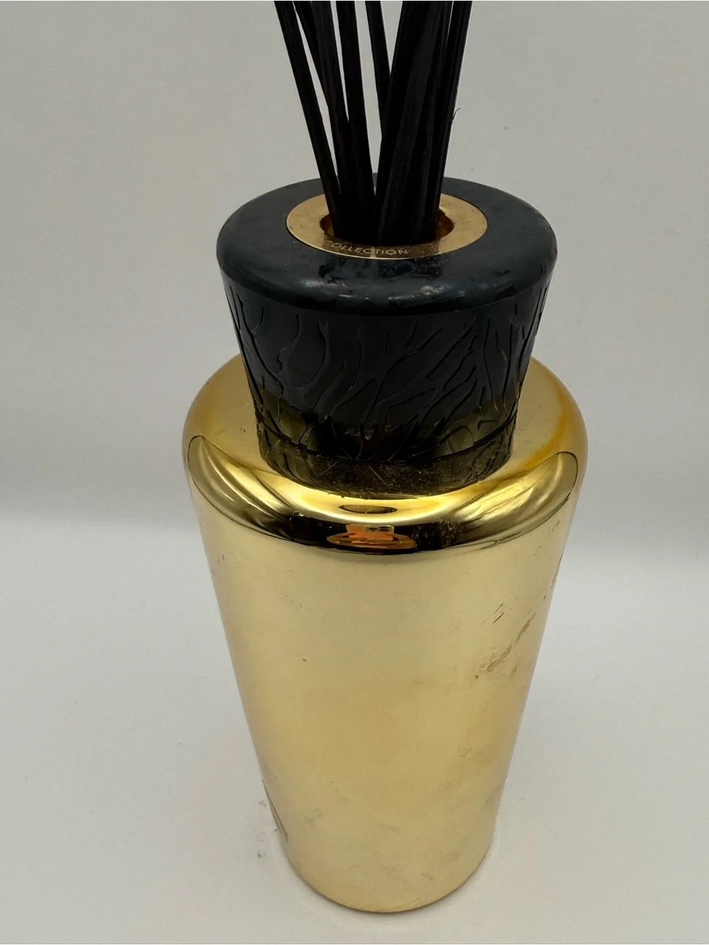 Baobab Collection Gold Black Reed Diffuser Luxury Home Decor Divine Interiors